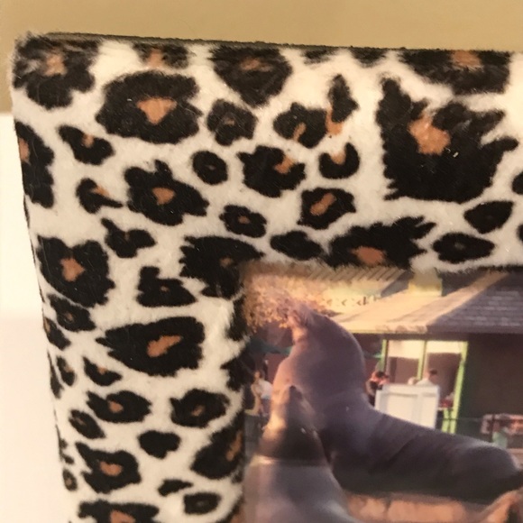 Furry Leopard Print Photo Frame - Picture 2 of 8